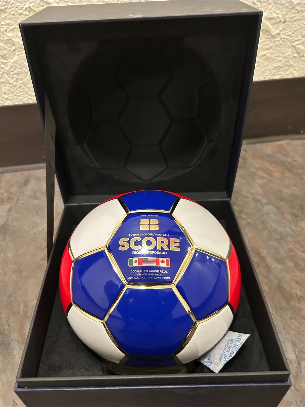 SCORE TEQUILA Soccer Ball Red White Blue FIFA WORLD CUP 2026 SEALED LIMITED ED